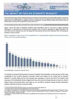 The impact of fees on students' budgets