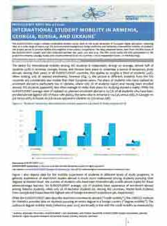 International student mobility in Armenia, Georgia, Russia, and Ukraine