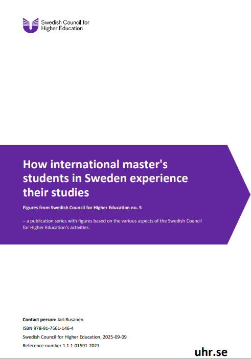 How international Master students in Sweden experience their studies