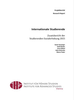 Internationale Studierende.
Zusatzbericht der Studierenden - Sozialerhebung 2015