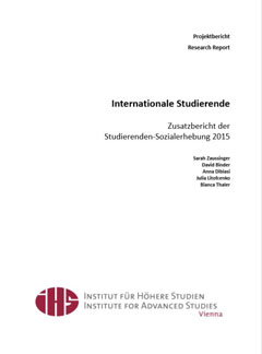 Internationale Studierende.
Zusatzbericht der Studierenden - Sozialerhebung 2015