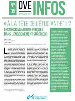  la tte de l’tudiant-e ? Les discriminations perues dans l’enseignement suprieur 
