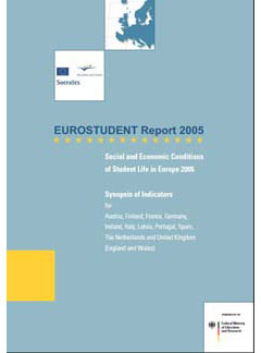 EUROSTUDENT Report 2005.

Social and Economic Conditions of Student Life in Europe 2005