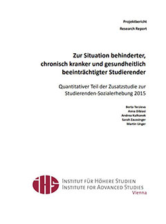 Zur Situation behinderter, chronisch kranker und gesundheitlich beeintrchtigter Studierender.
Quantitativer Teil der Zusatzstudie zur Studierenden-Sozialerhebung 2015